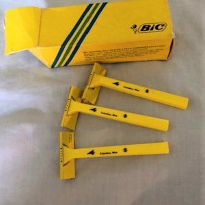 Vintage Bic Shaver/Lady Shaver with CBS Advertisement for Columbus, Mississippi